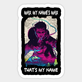 Wasteland Warrior Mad Fury Road Action Shirt Sticker